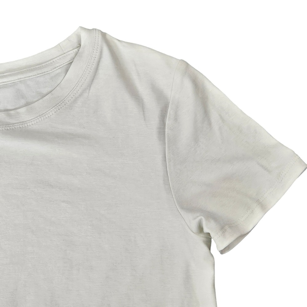Jockey Women's 2 Pack Essential Short Sleeve T Shirts Blue Ivory Size X Small - Picture 5 of 14